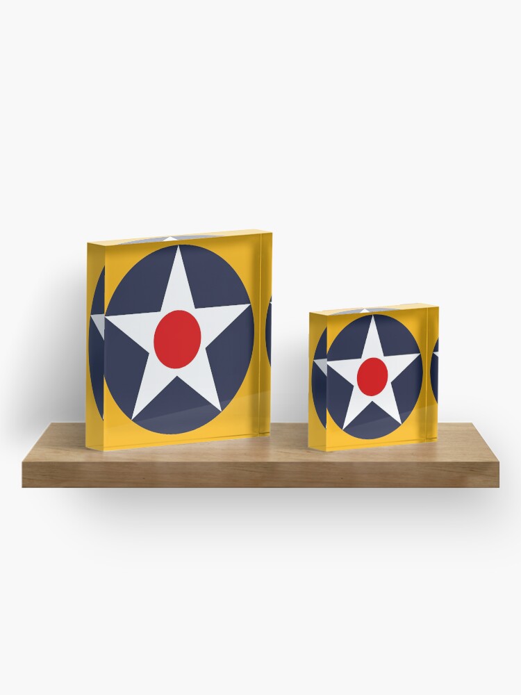 Alternate view of USAAC Historical Roundel 1919-1941 Acrylic Block