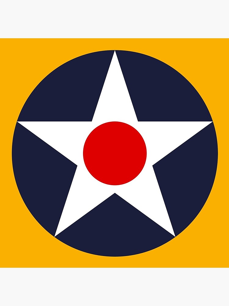 USAAC Historical Roundel 1919-1941 by wordwidesymbols