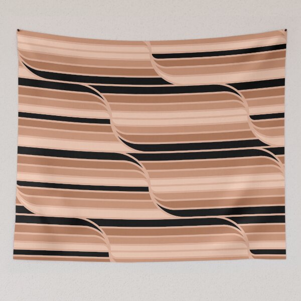Item preview, Geo Stripes - Black & Neutral designed and sold by SilverPegasus.