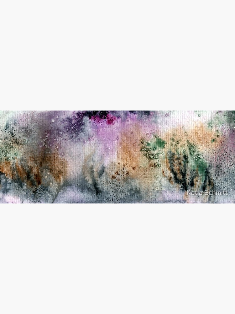 Abstract watercolor design inspired by Tongariro National Park in New Zealand by KatjaSchmitt