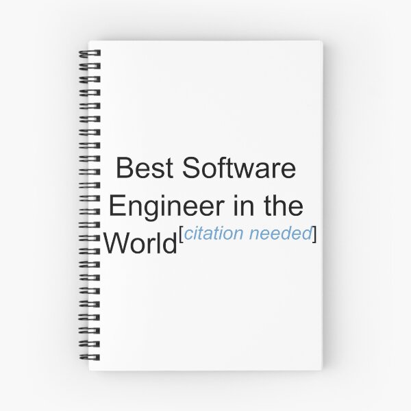 Item preview, Best Software Engineer in the World - Citation Needed! designed and sold by lyricalshirts.