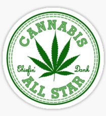 Cannabis All Star Sticker