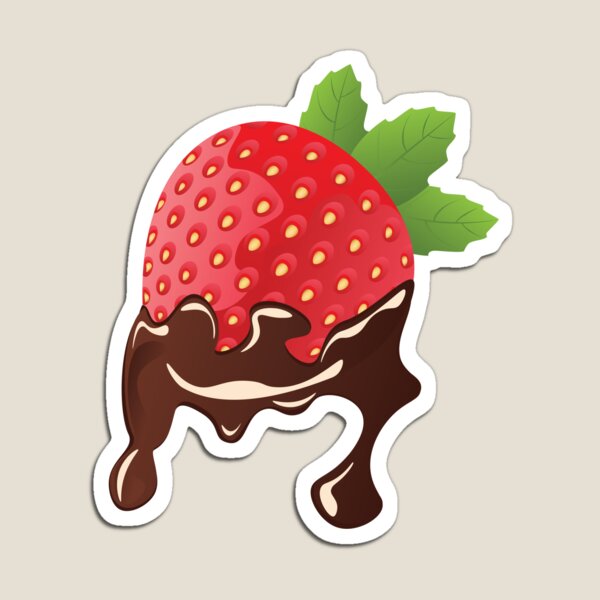 Chocolate Dipped Strawberry Magnet