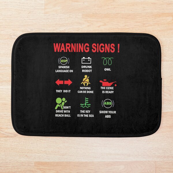 Item preview, Car Warning Signals designed and sold by ShirTomDesigns.