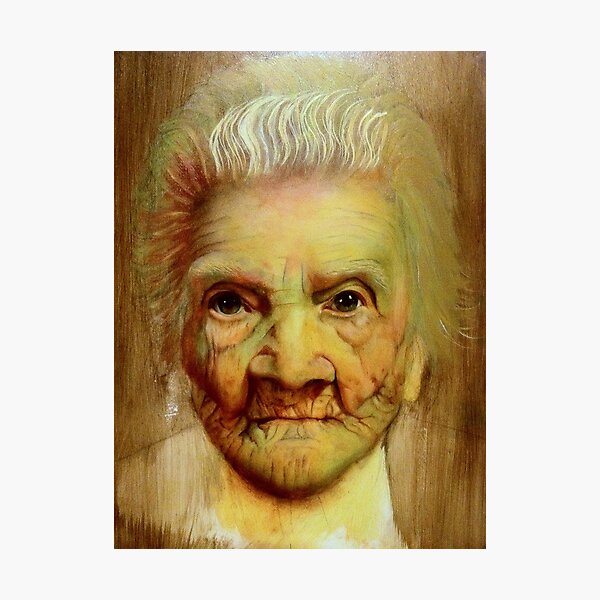 follow up to "Grandmother" (97 yrs old) Photographic Print
