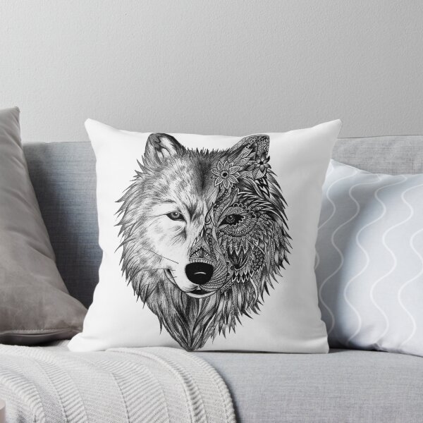 Item preview, LONE WOLF - NEO TRADITIONAL WOLF T-Shirt - Accessories designed and sold by kidlimits.