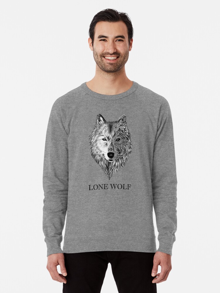 lone wolf sweatshirt