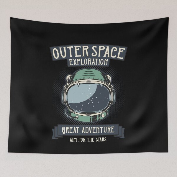 Item preview, OUTER SPACE ADVENTURE ASTRONAUT RETRO T SHIRT TEE SWEATER HOODIE GIFT PRESENT BIRTHDAY CHRISTMAS designed and sold by Timcito.