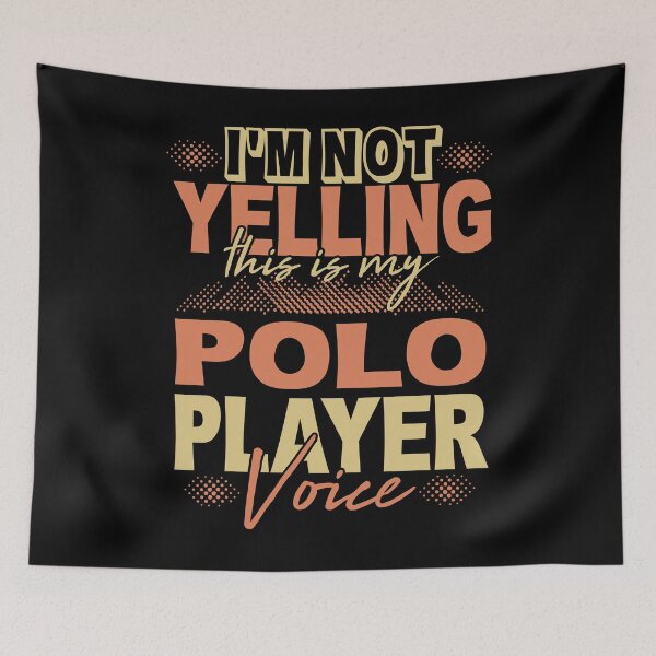 Item preview, Polo player saying sport hobby designed and sold by 1681830934131.