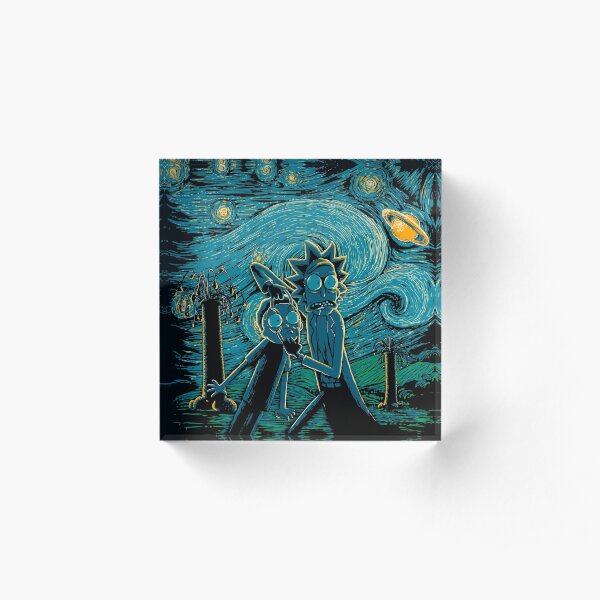 Impressionist Science Acrylic Block