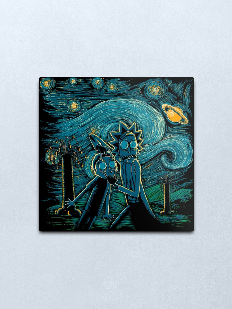 Alternate view of Impressionist Science Metal Print