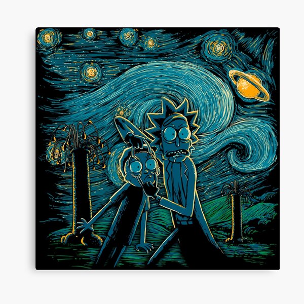 Rick and Morty Canvas Print | Redbubble