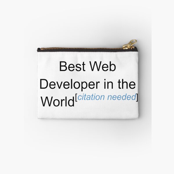 Item preview, Best Web Developer in the World - Citation Needed! designed and sold by lyricalshirts.