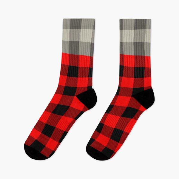 Item preview, Grey gingham and red buffalo designed and sold by AliensRich.