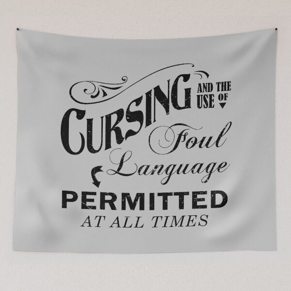 Item preview, Cursing and the use of Foul Language designed and sold by bluehair.