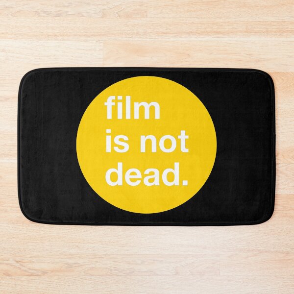Item preview, Film is not dead - circle - Yellow designed and sold by MOREDANKMEMES.