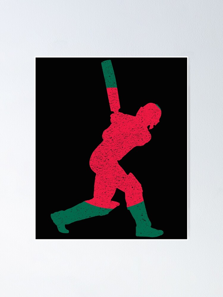 "Batsmen Cricket Cricketer Gift Bangladesh" Poster by tarek25 Redbubble
