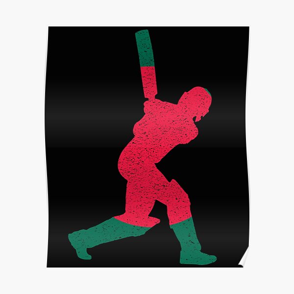 "Batsmen Cricket Cricketer Gift Bangladesh" Poster by tarek25 Redbubble