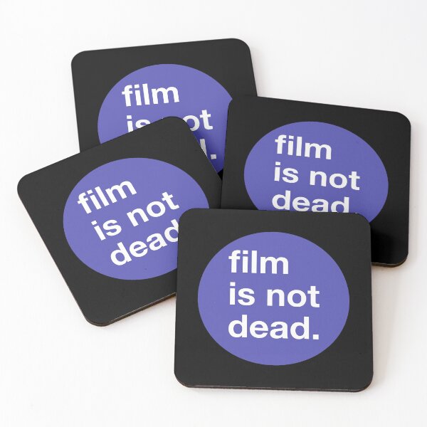 Item preview, Film is not dead - circle - Blue designed and sold by MOREDANKMEMES.