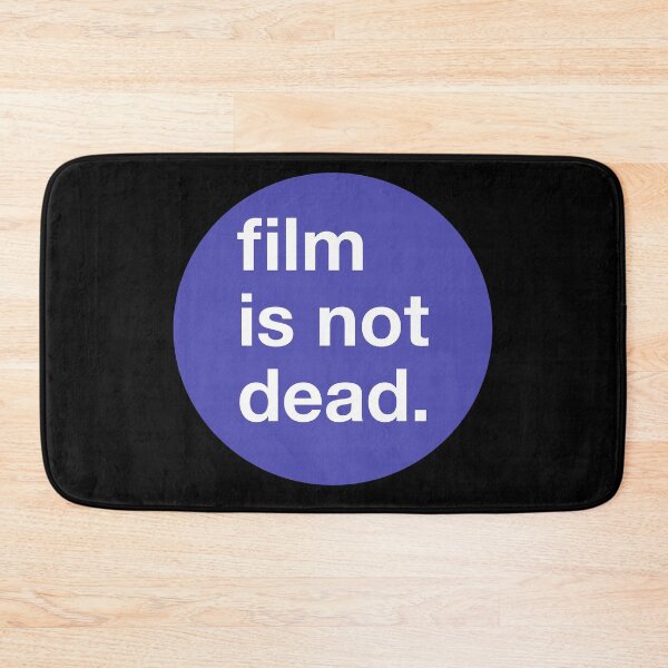 Item preview, Film is not dead - circle - Blue designed and sold by MOREDANKMEMES.