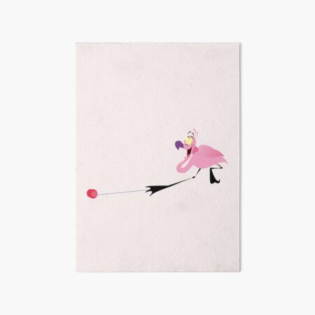 Carnival of the animals. Flamingo's yo-yo from Fantasia 2000 Art Board Print