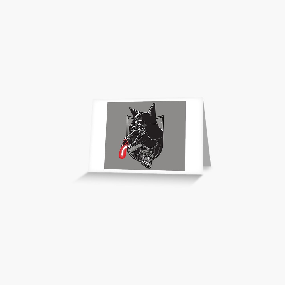 Darth Doggo Greeting Card