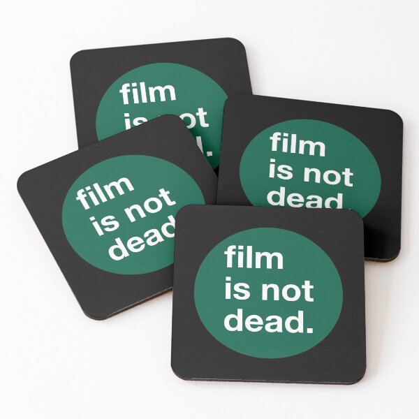 Item preview, Film is not dead - circle - Forest Green designed and sold by MOREDANKMEMES.