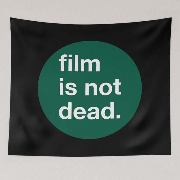 Item preview, Film is not dead - circle - Forest Green designed and sold by MOREDANKMEMES.