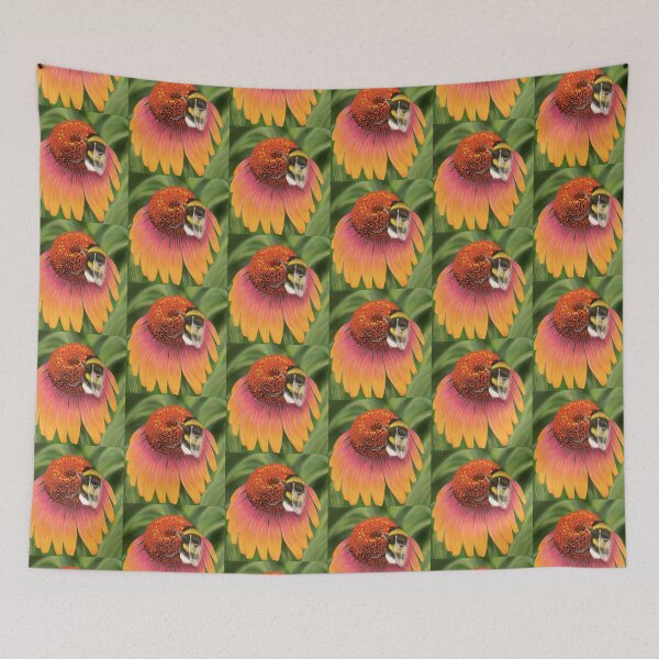 Item preview, Bumble On Echinacea  designed and sold by Debbee75.