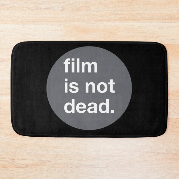 Item preview, Film is not dead - circle - Grey designed and sold by MOREDANKMEMES.