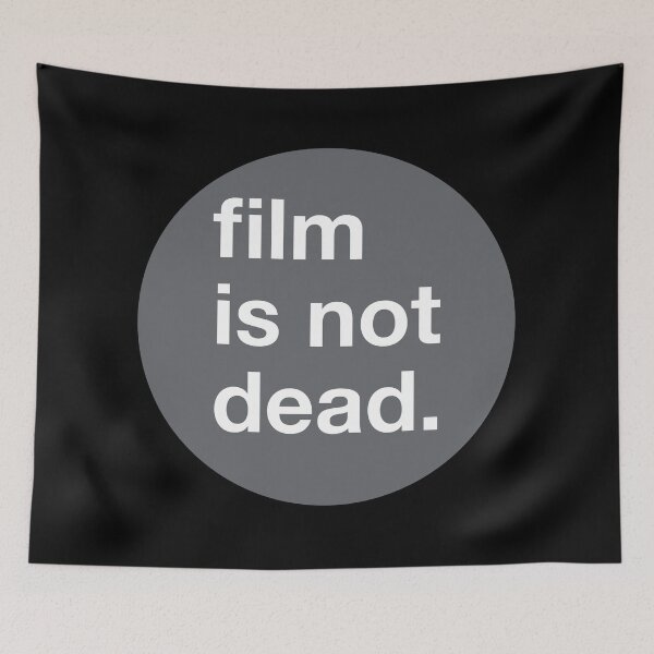 Item preview, Film is not dead - circle - Grey designed and sold by MOREDANKMEMES.