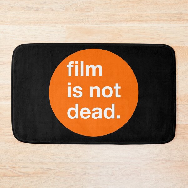 Item preview, Film is not dead - circle - Orange designed and sold by MOREDANKMEMES.