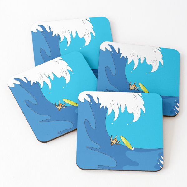 Item preview, Super surf dude falling off while attempting an aerial designed and sold by designInk.