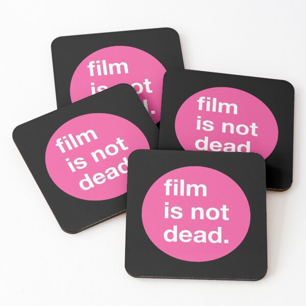 Item preview, Film is not dead - circle - Pink designed and sold by MOREDANKMEMES.