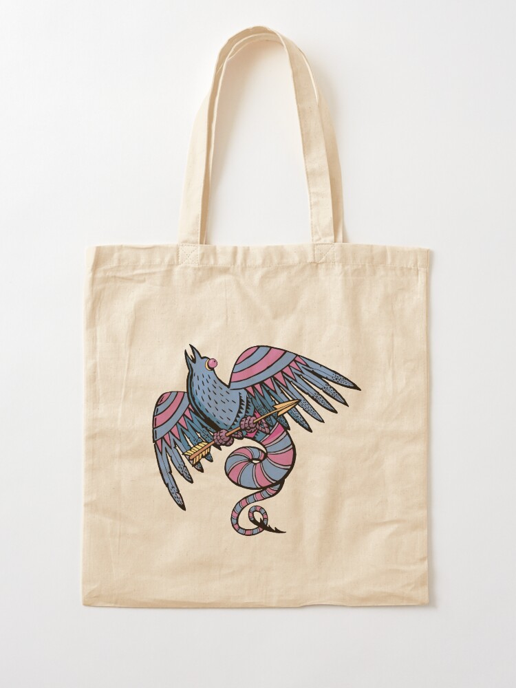 Alternate view of myth bird and the arrow Tote Bag