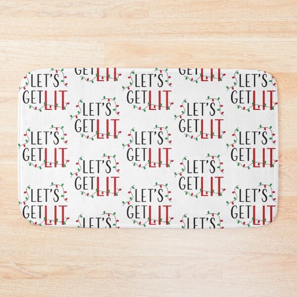 Item preview, Let's Get Lit - Christmas and New Year Gift Ideas designed and sold by ASClothDesign.