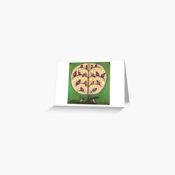 Big Tree Blooming Greeting Card