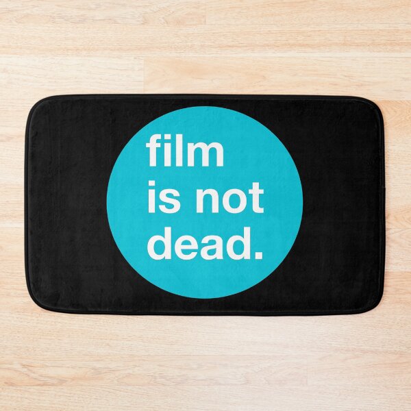 Item preview, Film is not dead - circle - Teal designed and sold by MOREDANKMEMES.