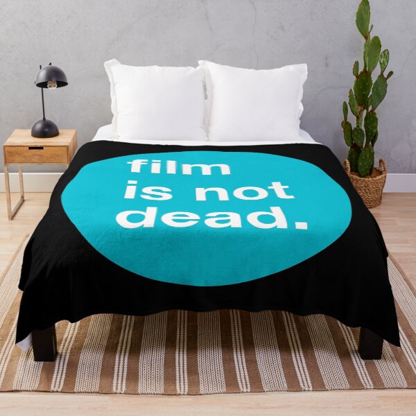 Item preview, Film is not dead - circle - Teal designed and sold by MOREDANKMEMES.