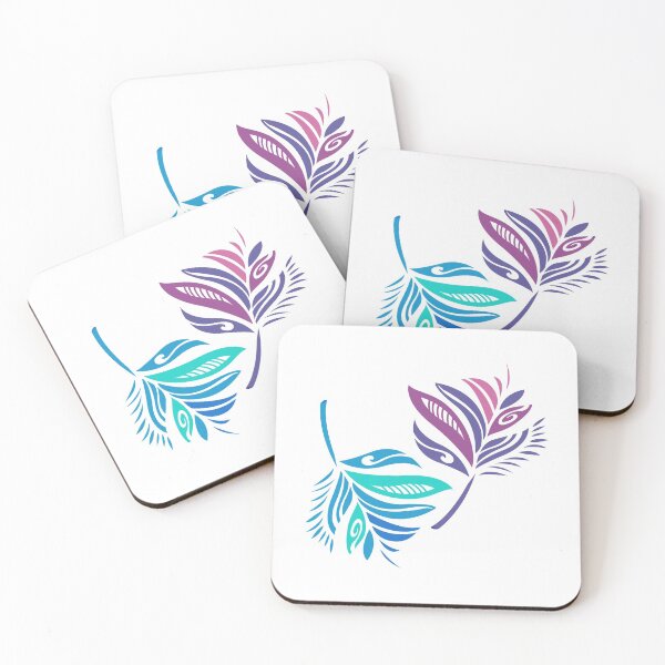 Item preview, stylized multicolored leaves designed and sold by CREATINERY.