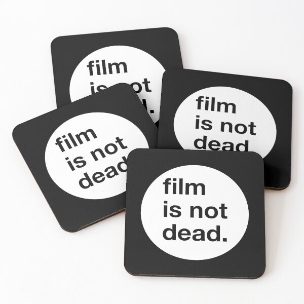 Item preview, Film is not dead - circle - White designed and sold by MOREDANKMEMES.