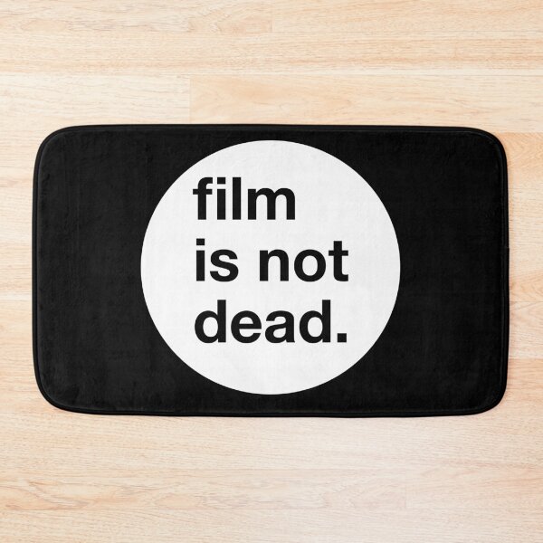 Item preview, Film is not dead - circle - White designed and sold by MOREDANKMEMES.
