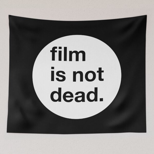 Item preview, Film is not dead - circle - White designed and sold by MOREDANKMEMES.