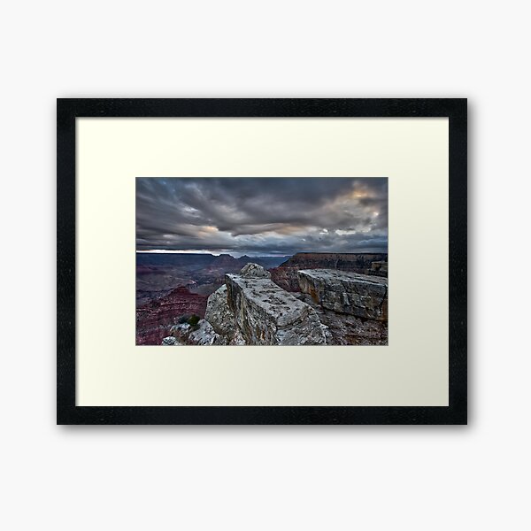 Looking for the Sunrise, Grand Canyon Framed Art Print