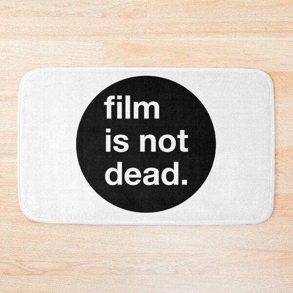 Item preview, Film is not dead - circle - Black designed and sold by MOREDANKMEMES.