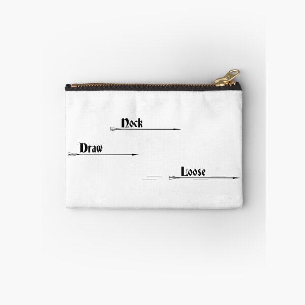 Item preview,  Nock, Draw, Loose. In Black designed and sold by PrintStopStudio.