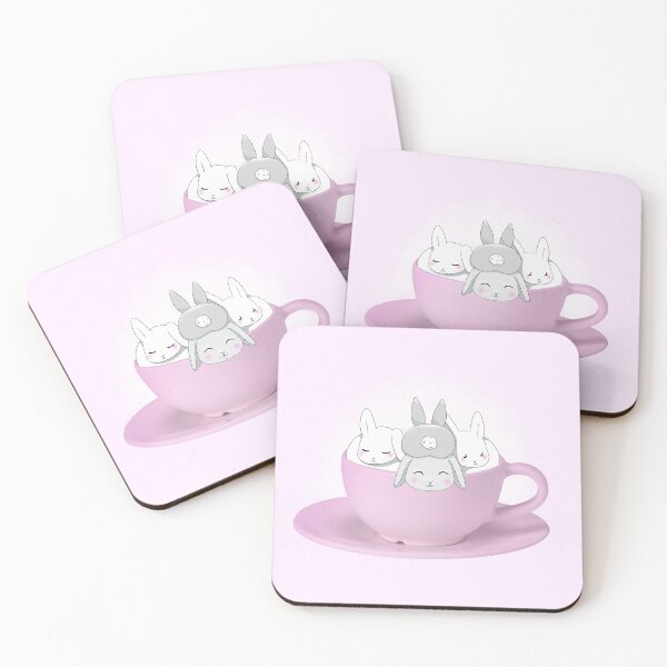 Item preview, Bunnies in the cup Conigli nella tazza designed and sold by Kawaii-doll.