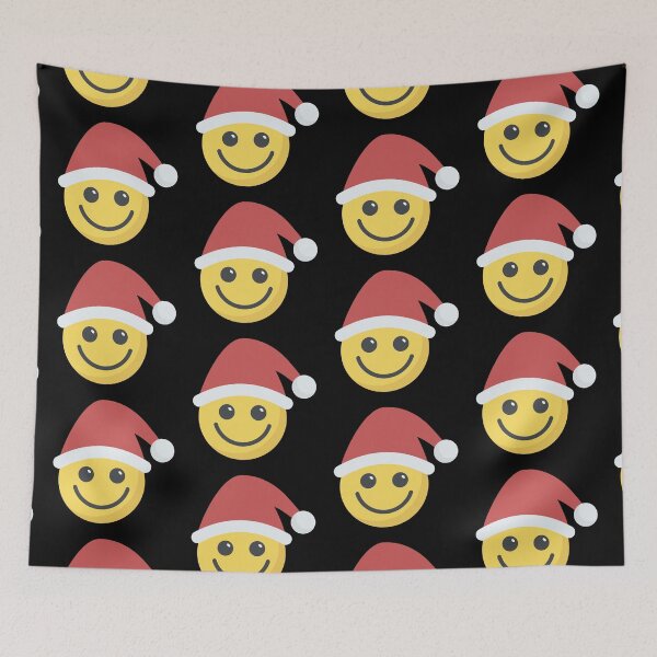 Item preview, Motivational Inspirational and Positive quote - Emoji santa typography text art by Word Fandom - wordfandom designed and sold by Kerry Pritchard.