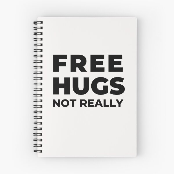 Item preview, Free Hugs Just Kidding Cute Funny Sarcastic Happy Fun Inspirational Gift designed and sold by EpsilonEridani.