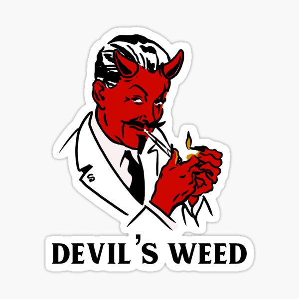 Devil Weed Stickers for Sale | Redbubble